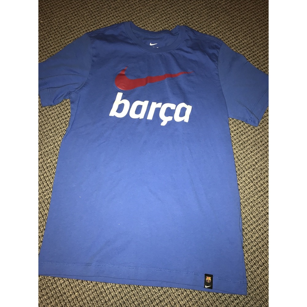 Nike fc barcelona t shirt Blue